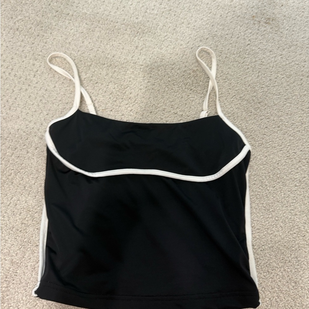 Princess Polly Black and White Fitted Bustier Camisole